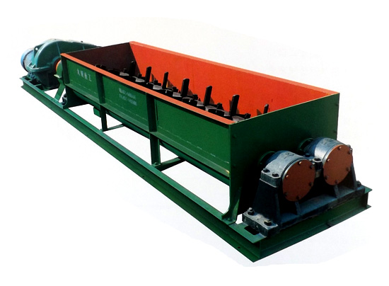 单轴卧式搅拌机实物图