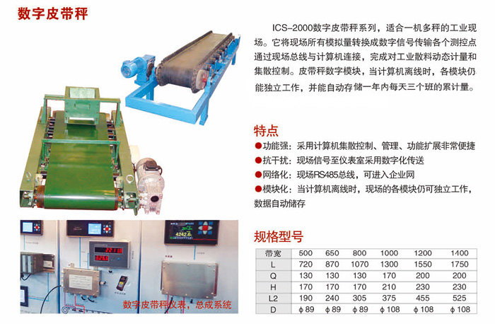数字皮带秤说明