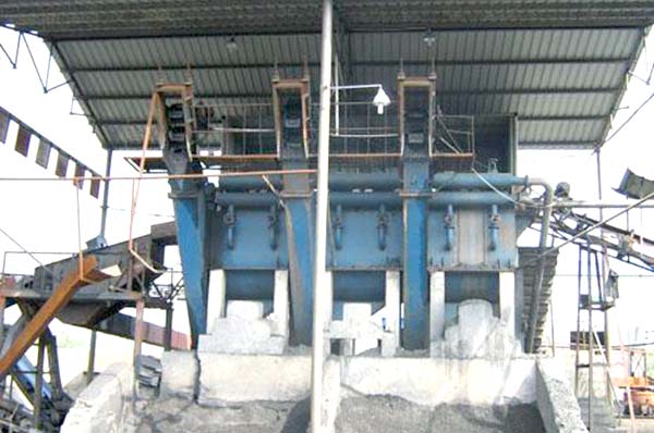 选煤机给煤作业