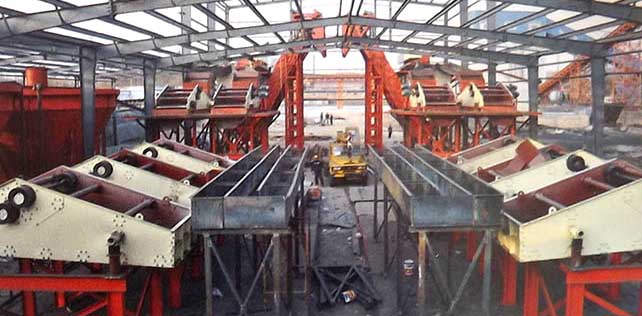 200万吨成套洗煤设备实物图