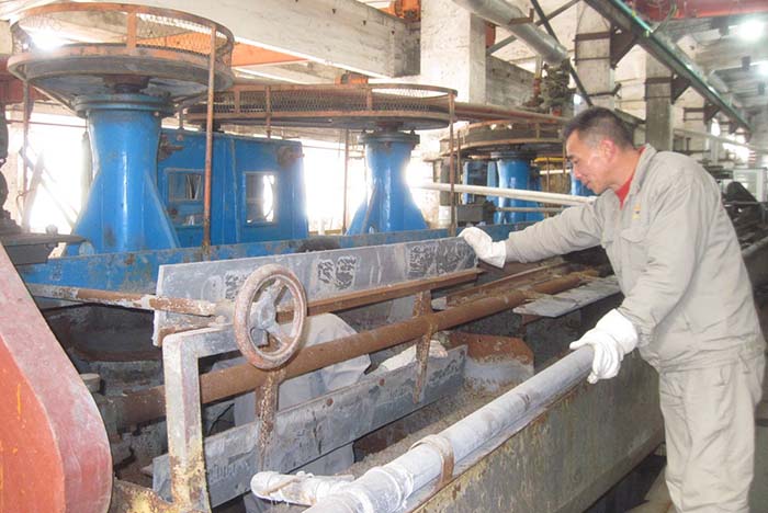 检查浮选机实物图